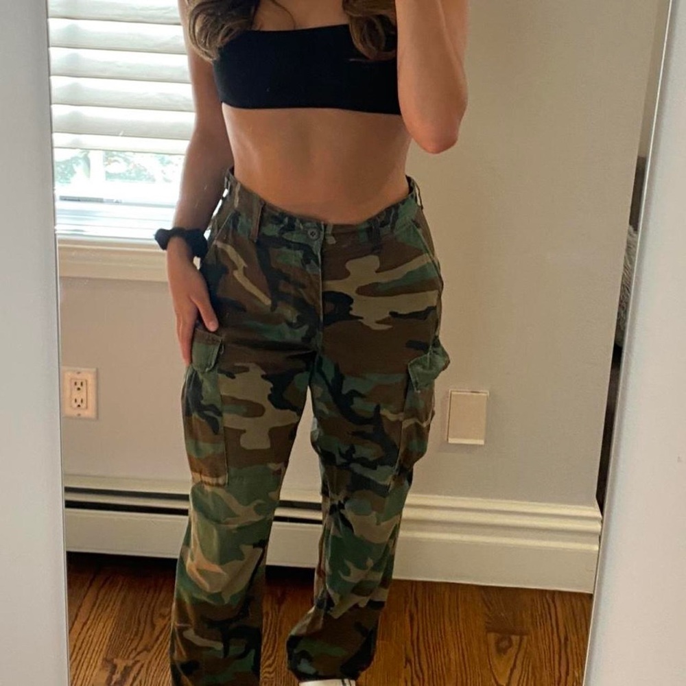Urban outfitters camo cargo pants